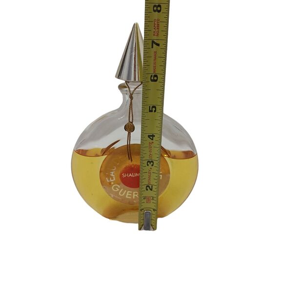 Lot of 3 Guerlain Shalimar 6 oz 3/4 Full, 3.3 oz, I.6 oz Flacon Bottle Crystal - Picture 3 of 13